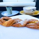 trenza de chocolate con té