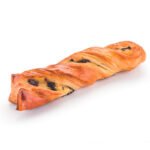 trenza de chocolate con crema pastelera