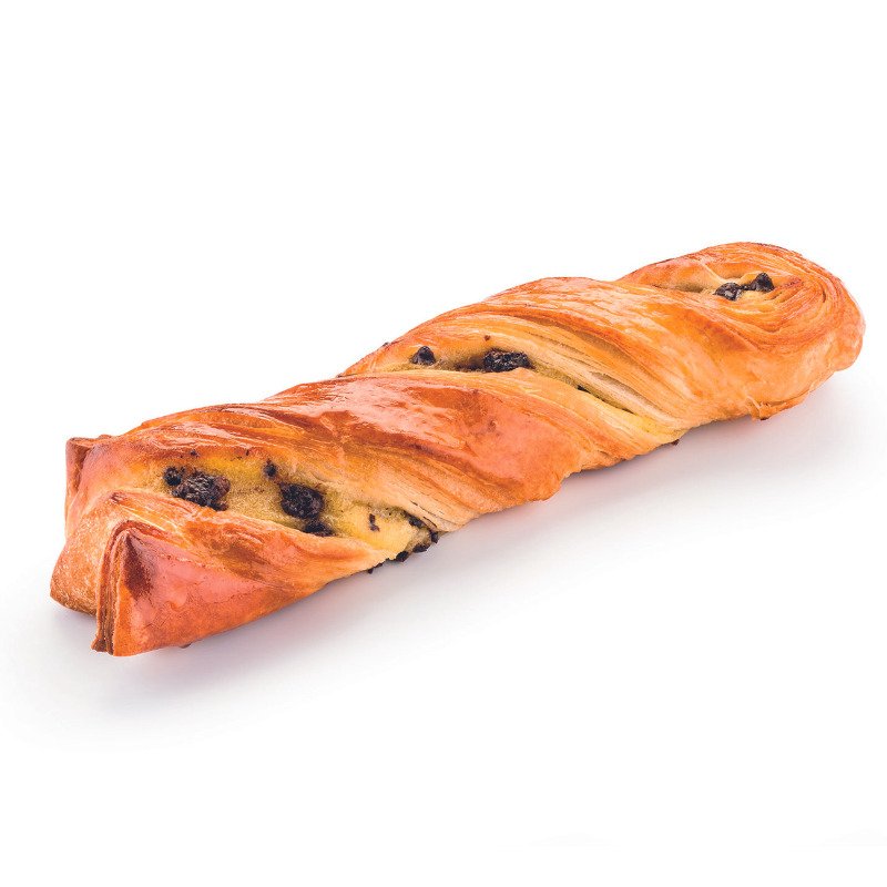 trenza de chocolate con crema pastelera